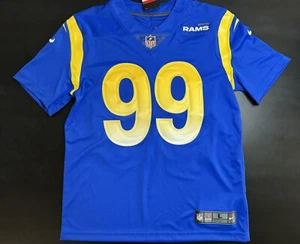Large Aaron Donald #99 Vapor Limited Jersey Blue Fully Stitched Los Angeles Rams - Picture 1 of 8