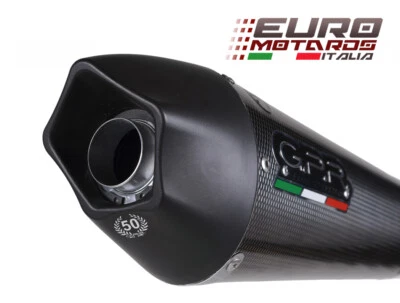 Ducati Monster 1200 /S/R 2017-2018 Terminale Scarico GPR GPE CF Exhaust Nuovo Foto 1 de 3