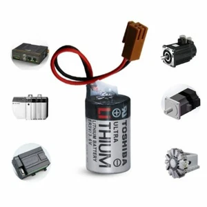 Wholesale for Toshiba ER3V/3.6V PLC Battery JZSP-BA01 CNC System with Brown Plug - Picture 1 of 6