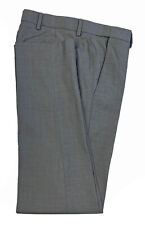 Boys Dark Grey Suit Pants High Quality 100% Wool Slim Fit Tapered 18" Waist
