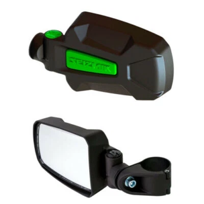 Espejos retrovisores laterales plegables Seizmik Pursuit verde Polaris General XP 1000 Foto 1 de 4