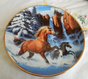 WINTER FURY PLATE FRANKLIN MINT ROYAL DOULTON - Bild 1 von 4