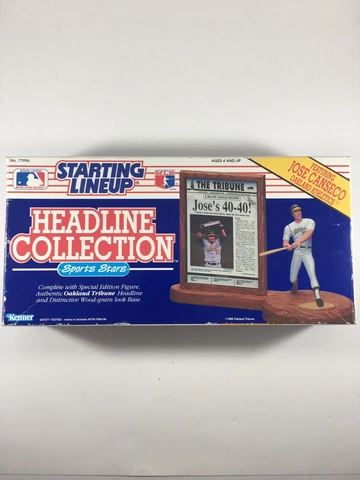 Jose Canseco Kenner Starting Lineup Headline Collection 40-40! NIB! Cover