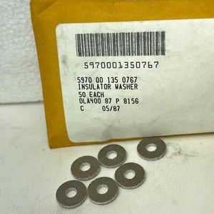 PRESTOLITE pn 5570  INSULA,WASHER .5x .15 Inch nsn 5970-00-135-0767 LOT OF 100 - Picture 1 of 4