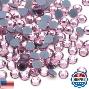 Hotfix Rhinestones Flatback Glass Rhinestone 288PCS SS30 5.8-6.2MM Round Gems - Picture 1 of 5