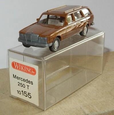 A Micro WIKING Ho 1/87 Mercedes Benz 250 T Marrone Chiaro #10155 IN Box - Immagine 1 di 4