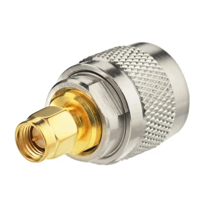 PL-259 UHF Male to SMA Male plug straight Coax RF Adapter for walkie talkies - Image 1 of 3