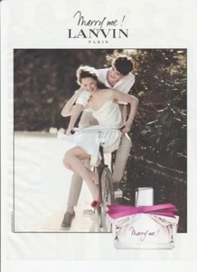 Publicité papier - advertising paper - Marry Me de Lanvin - Picture 1 of 1