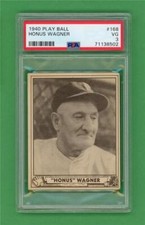 1940 Play Ball #168 Honus Wagner ** PSA VG 3 ** Pittsburgh Pirates baseball card
