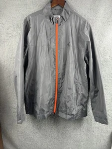 Greg Norman Attack Life Herren Windbreaker Jacke Large grau Reißverschluss vorne XXL - Bild 1 von 13