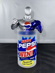 1998 Pepsiman Can Topper With Lid Figure And Base
