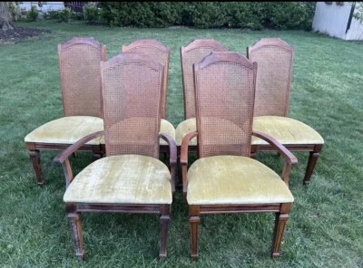 Sillas con respaldo de caña Lenoir NC * Foto 1 de 4