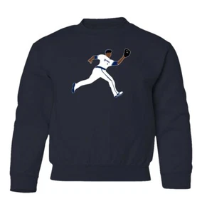 Baseball Cain Milwaukee Brewers Robbing Home Run Youth Crewneck Sweater - Picture 1 of 3