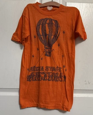 Vintage Single Stitch T-shirt Arena Stage Theater Auction Hot Air Balloon - Image 1 of 4
