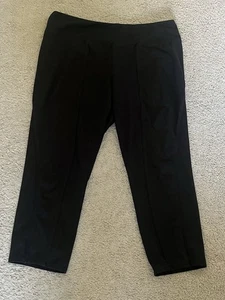 Simply Vera Vera Wang Black Cropped Leggings Damen L - Bild 1 von 3