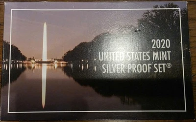 2020 United States Mint Silver Proof Set Issued with COA 10 Coin Set - Image 1 of 4