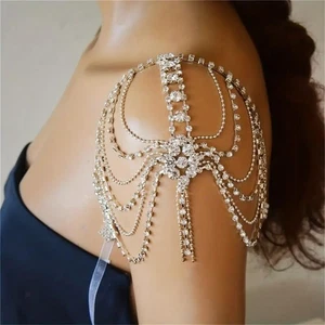 Shoulder Chain Dainty Accessory Body Chain Jewelry Women Girls Costume - Picture 1 of 7