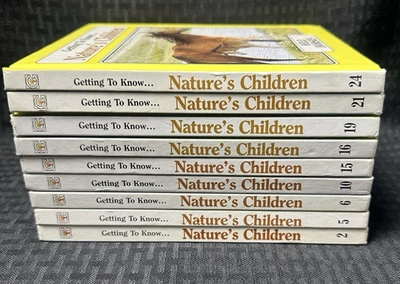 Lot of 9 Getting to Know... Nature’s Children Books - Double sided - Image 1 of 4