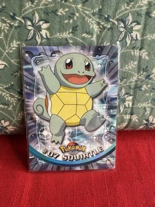 SQUIRTLE #07 - BLUE Logo - SERIES 1 - TOPPS POKEMON CARD - Photo 1 sur 2