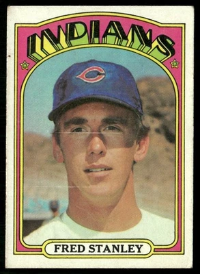 1972 Topps Fred Stanley (Ink On Back) RC Cleveland Indians #59 - Image 1 of 2