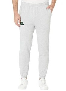Lacoste Men Cotton Fleece Lounge Jogger Pants Gray Size L - Picture 1 of 2