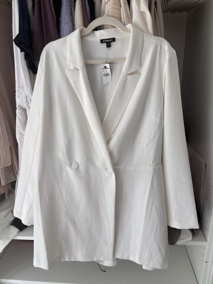 Blazer Express Blanco Mameluco Forrado Talla XL Nuevo con Etiquetas Foto 1 de 3