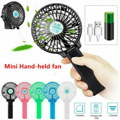 Mini Ventilateur 5 les Fans Portable Voyage Plage Summer Chaud Soulagement - Photo 1/4