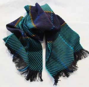 Women's Fashion Scarf #05 Multicolor Stripe 8" x 60" Winter Weight - Picture 1 of 4