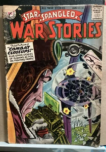 1957 STAR SPANGLED WAR STORIES #53 DC COMBAT CLOSEUPS - Foto 1 di 10