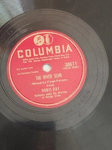 Doris Day 78rpm Single 10-inch Columbia Records #38611 The River Seine - Picture 1 of 4