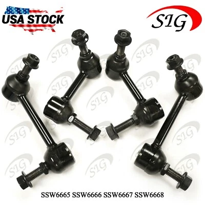 For 2002 - 2003 GMC Envoy XL Front & Rear Left Right Stabilizer Sway Bar 4PC Kit - Image 1 of 4