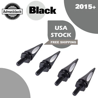 Advanblack Windshield Spikes Bolts Fits for 2015+ Harley Davidson Road Glide - Image 1 of 4