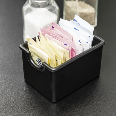 UPDATE/WINCO USA SELLER SUGAR CADDY HOLDER BLACK HOLD UP TO 20 PACKS