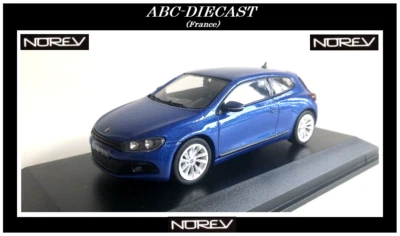VW SCIROCCO Bleu Métallisé 2008 Occasion - 1:43 NOREV - Photo 1/4