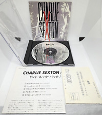 CHARLIE SEXTON Don't Look Back Japan 1st Edition Vintage CD 25P2-2458 1989 F/S