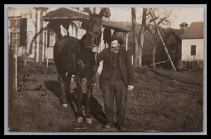 JIM TIMOTHY SEÑORA TIMOTHY MARIDO HERMOSO CABALLO GRANJA 1907-1915 FOTO REAL - Imagen 1 de 2