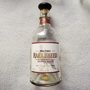 WILD TURKEY "RARE BREED / BARREL PROOF" WHISKEY 750ML EMPTY BOTTLE LOOK!! - Picture 1 of 3