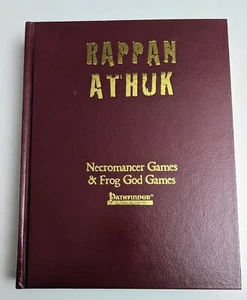 Rappan Athuk Pathfinder First Edition Hardcover with Soft Cover Sources Like New - Picture 1 of 5