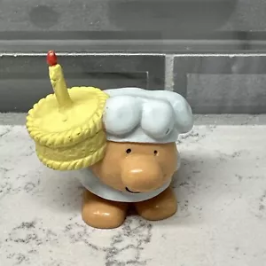 OLD - ZIGGY Cake Baker Birthday PVC Figure Approx 2" 1981 Knickerbocker - Picture 1 of 6
