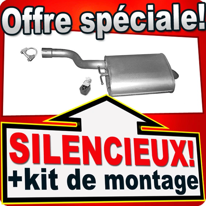 Silencieux Arriere pour BMW 5 (E39) 520 523 525 528 530 échappement - Photo 1/1