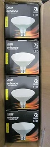 Lot of 4 Feit Electric ENHANCE BRIGHT WHITE DIMMABLE LED 75 WATT BULBS PAR 30 - Picture 1 of 3