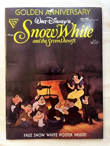 1987 SNOW WHITE Golden Anniversary Magazine #1 FN+ 6.5 with Poster / Gladstone - Imagen 1 de 5