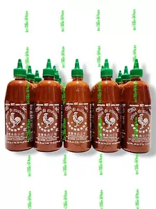 HUY FONG SRIRACHA HOT CHILI SAUCE 28oz (LOT OF 12 BOTTLES) - Picture 1 of 8