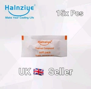 15 x HY410 0.5g Soft Pack Thermal Grease Paste 0.925 W/m-k for CPU GHD Repairs - Picture 1 of 4