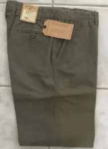 NWT-Bills khakis LP-DOO LITCHFIELD KNEE DBl LINED OLIVE STANDARD Sz 34X32 $165 - Picture 1 of 3