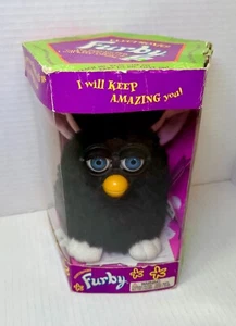 1998 Tiger Electronics Furby Model 70-800 Black & White in OVP - Bild 1 von 17