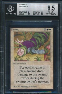 Beta Karma BGS 8.5 Graded Magic MTG (3648) -magicgraders- - Image 1 of 3