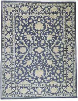Handmade Transitional Muted Floral Rug Palatial Wool Oriental Carpet 12X15 ft - Image 1 of 4