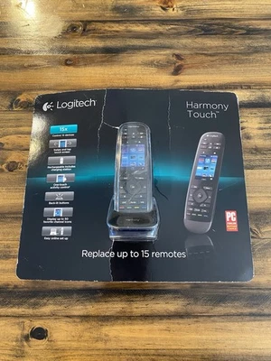 Logitech Harmony Touch 915-000252 Remote Control w/ Charger NOS 2014 NEW Box Dmg - Image 1 of 4