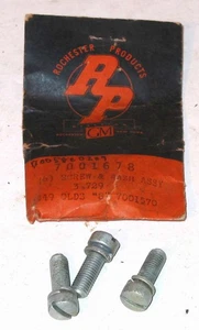 1949-1950 Oldsmobile 88 98 Rocket V8 NOS throttle body screws 7001678 - Picture 1 of 1